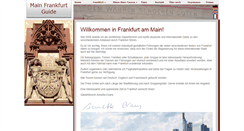 Desktop Screenshot of main-frankfurt-guide.com
